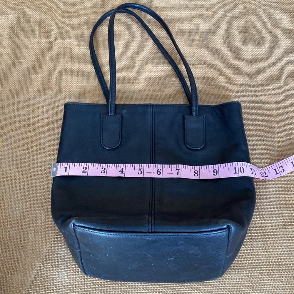 Coach Black Leather Tote Bag - Picture 12 of 15